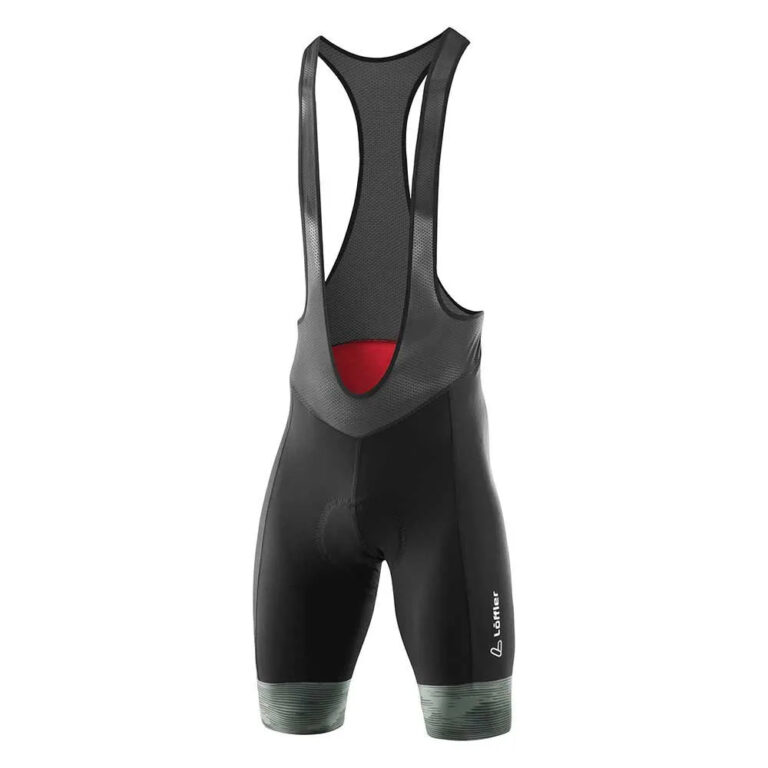 Loeffler Volta Bib Shorts 46 Black / Olive - 50 Black / Olive