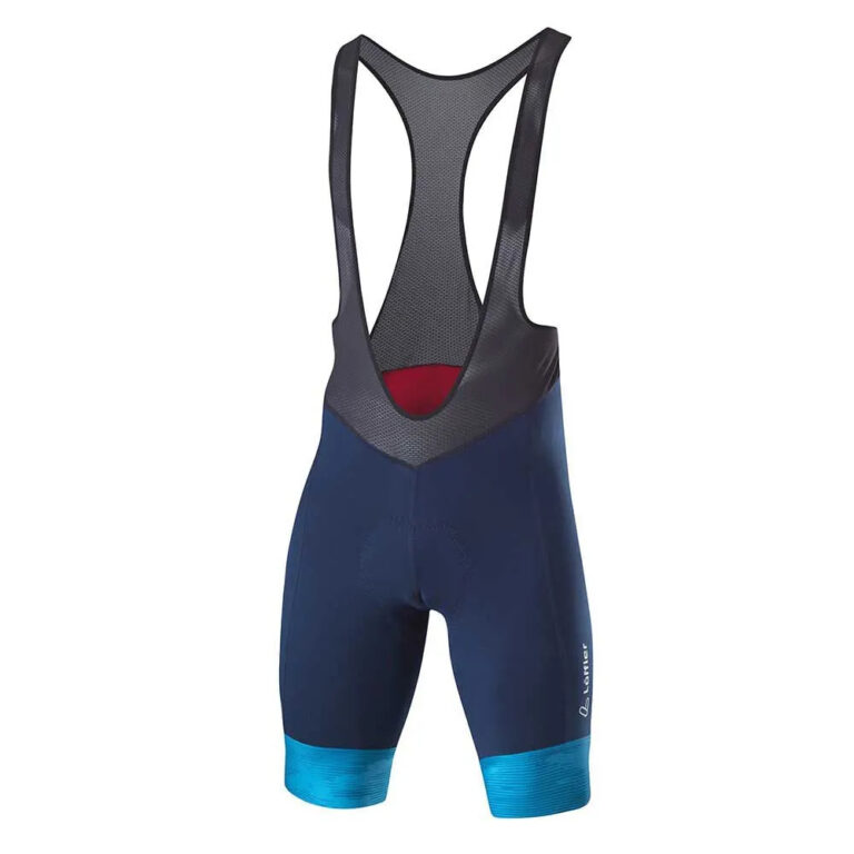 Loeffler Volta Bib Shorts 46 Dark Blue / Capri - 56 Dark Blue / Capri