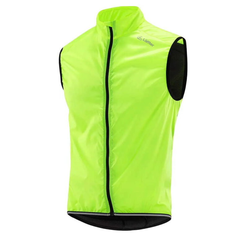 Loeffler Windshell Gilet XS Neon Yellow - 2XL Neon Yellow