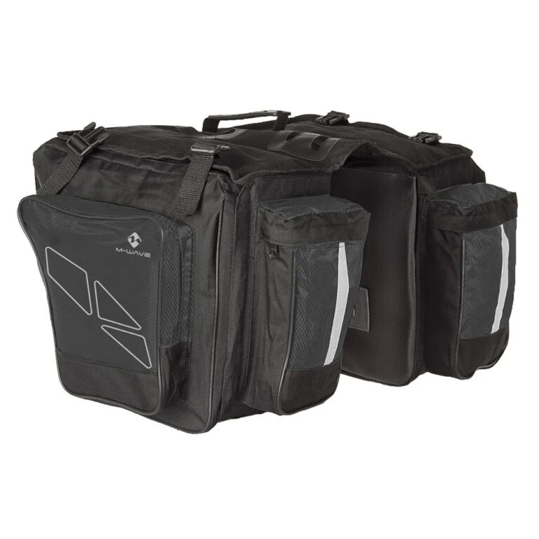 M-Wave Amsterdam Triple 96L Pannier One Size Black - Image 5