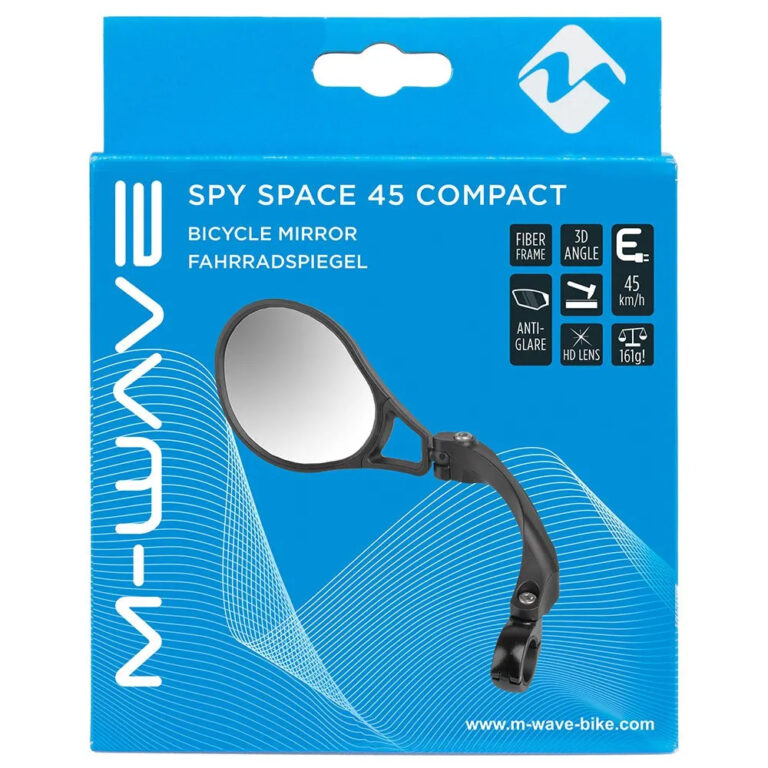 M-Wave Spy Space 45 Rear-View Mirror One Size Black - Image 2