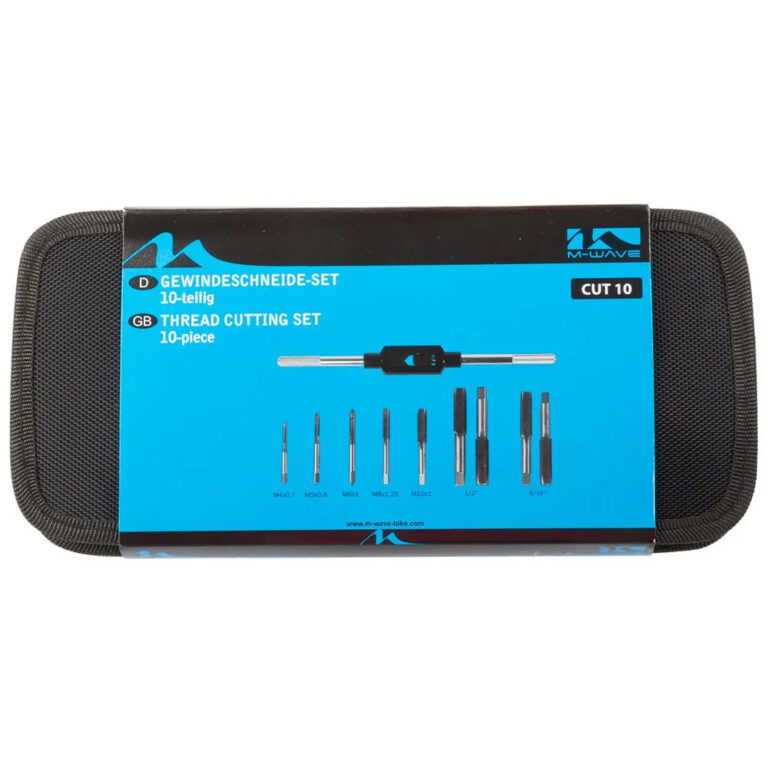 M-Wave Thread Cutting Set 10 Units Tool One Size Black - Image 3