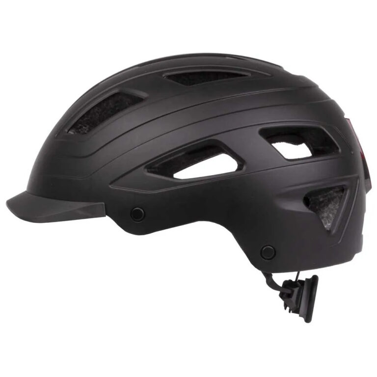 M-Wave Urban LED Urban Helmet M Matt Black - L Matt Black - Image 3