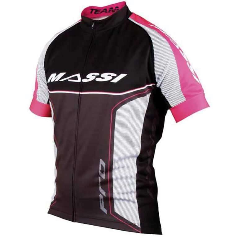 MASSI Pro Team Short Sleeve Jersey M Fuchsia - XL Fuchsia