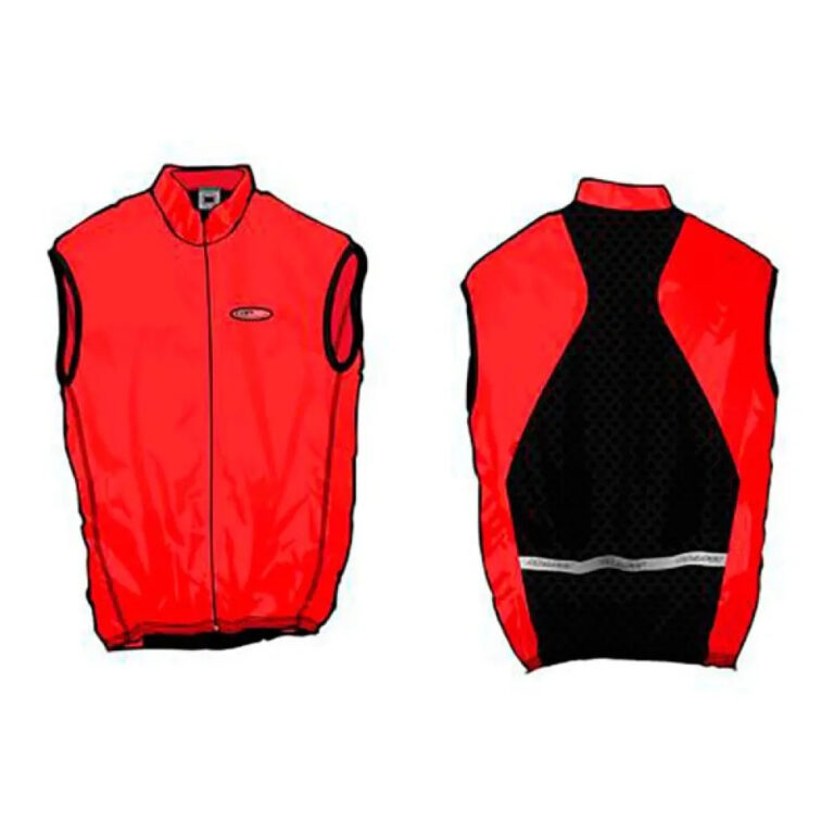 MASSI Windproof Gilet 2XL Red