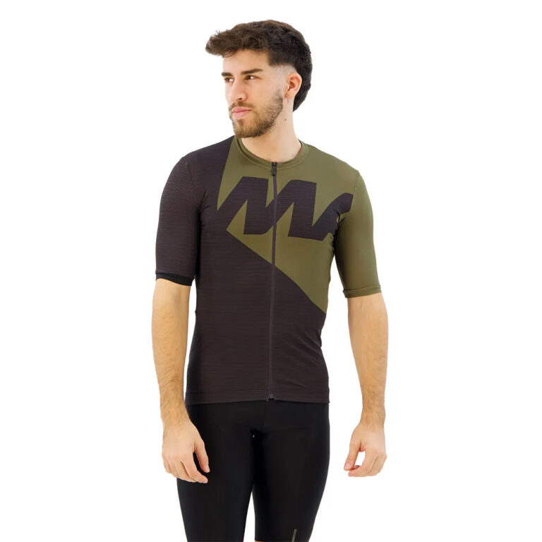 Mavic Aksium Graphic Short Sleeve Jersey S Carbone / Olive - 2XL Carbone / Olive