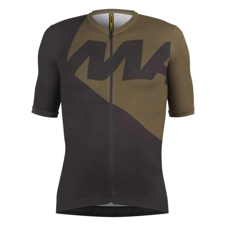 Mavic Aksium Graphic Short Sleeve Jersey S Carbone / Olive - 2XL Carbone / Olive - Image 3