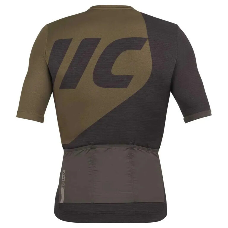 Mavic Aksium Graphic Short Sleeve Jersey S Carbone / Olive - 2XL Carbone / Olive - Image 4