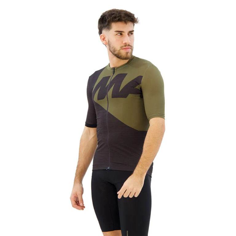 Mavic Aksium Graphic Short Sleeve Jersey S Carbone / Olive - 2XL Carbone / Olive - Image 5