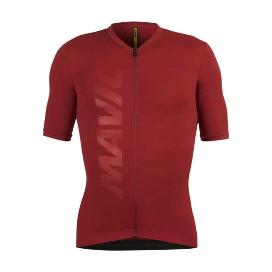 Mavic Aksium Short Sleeve Jersey S Burgundy - 2XL Burgundy