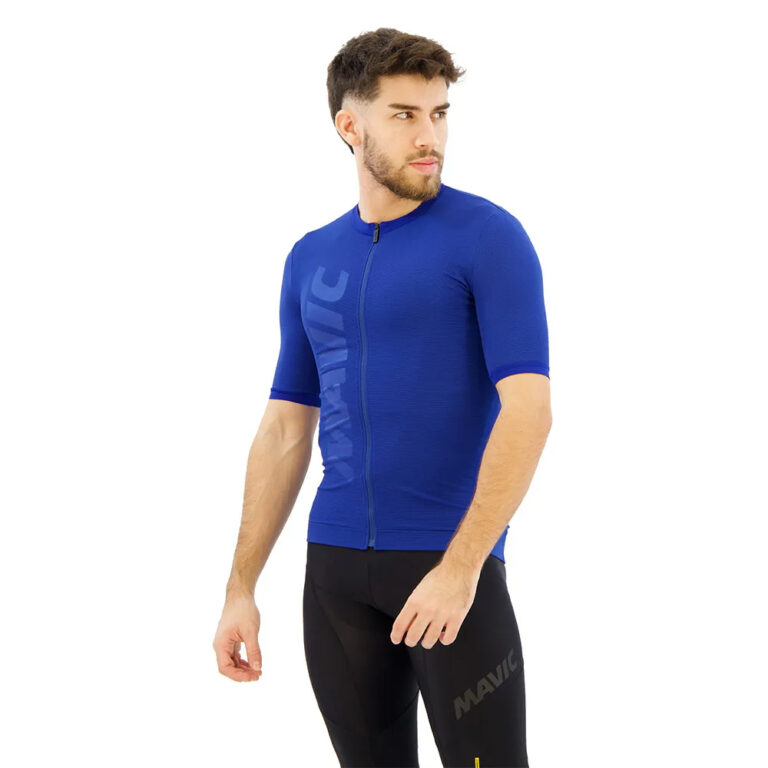 Mavic Aksium Short Sleeve Jersey S Royal Blue - 2XL Royal Blue - Image 5