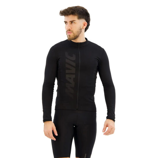 Mavic Aksium Thermo Long Sleeve Jersey S Black - 2XL Black