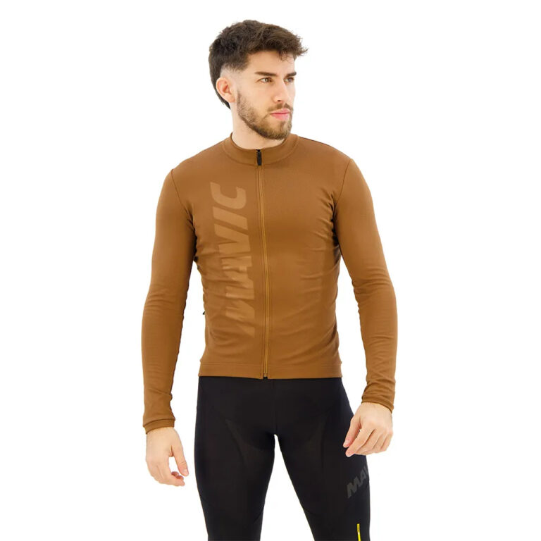 Mavic Aksium Thermo Long Sleeve Jersey S Bronze - 2XL Bronze