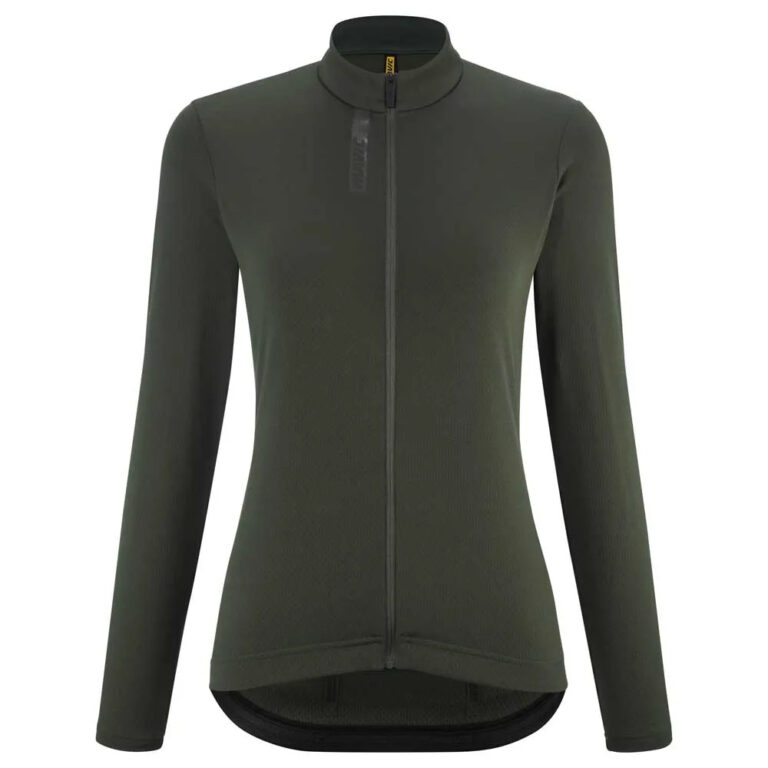 Mavic Aksium Thermo Long Sleeve Jersey XS Christmas Green - XL Christmas Green - Image 3