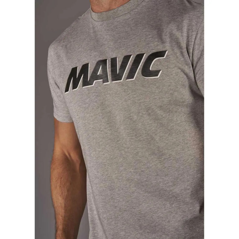 Mavic Corporate Logo Short Sleeve T-shirt 2XS Light Grey / Black - 2XL Light Grey / Black - Image 3