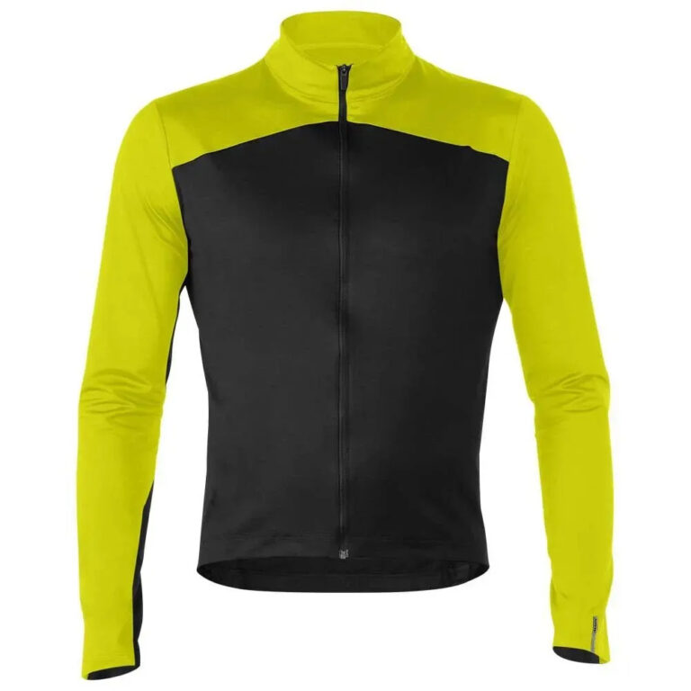 Mavic Cos Thermo Long Sleeve Jersey M Black / Sulphur Spring - Image 3