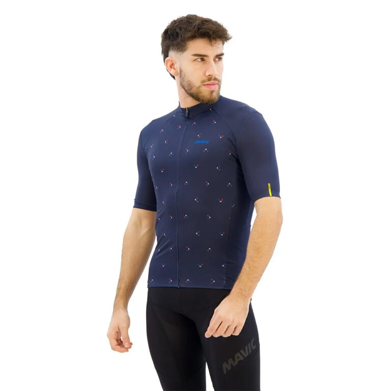 Mavic Cosmic Short Sleeve Jersey M Navy Blazer - Image 6