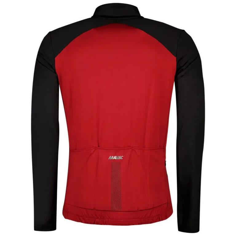 Mavic Cosmic Thermo Long Sleeve Jersey S Black / Red - Image 4