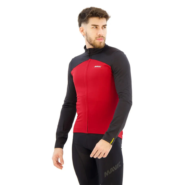 Mavic Cosmic Thermo Long Sleeve Jersey S Black / Red - Image 6