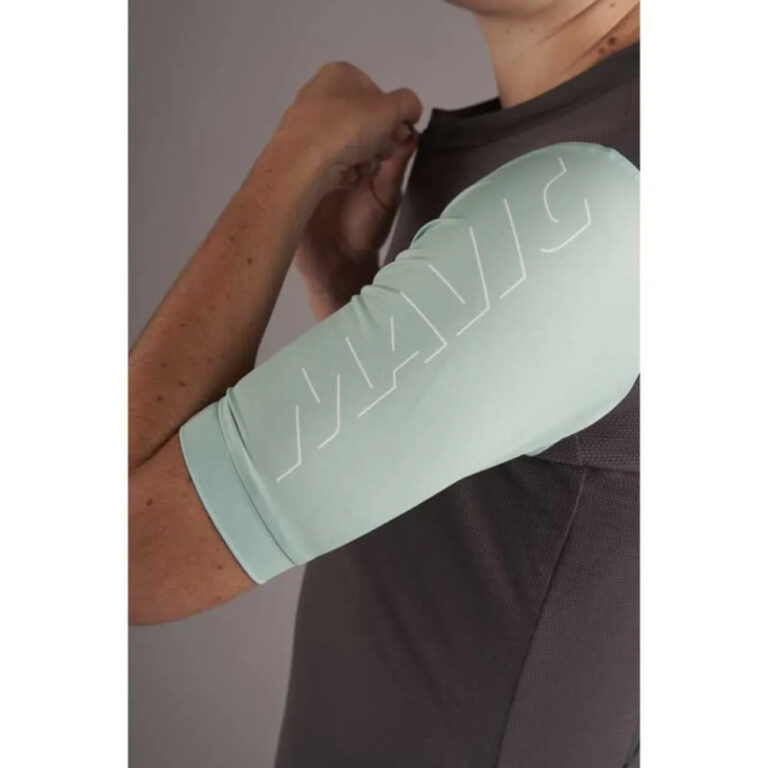 Mavic Essential Short Sleeve Jersey XS Carbone / Mint - XL Carbone / Mint - Image 4