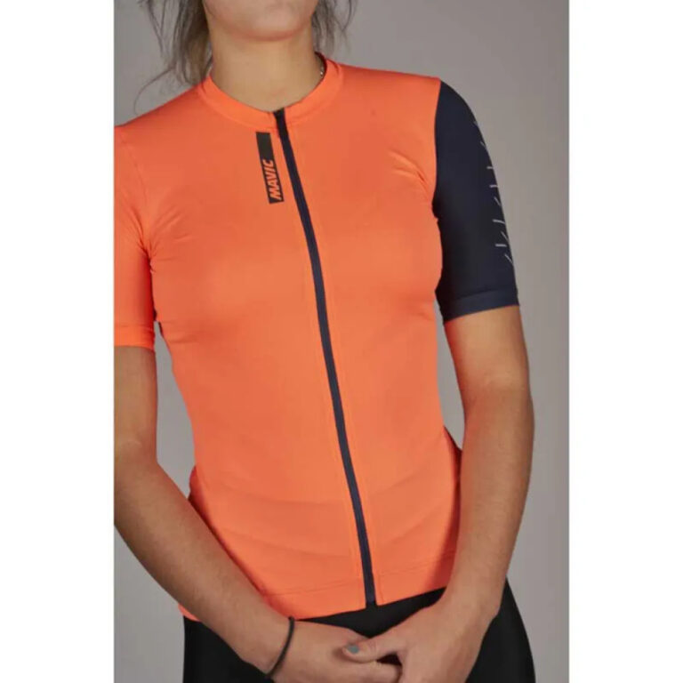 Mavic Essential Short Sleeve Jersey XS Coral / Deep Blue - XL Coral / Deep Blue - Image 3