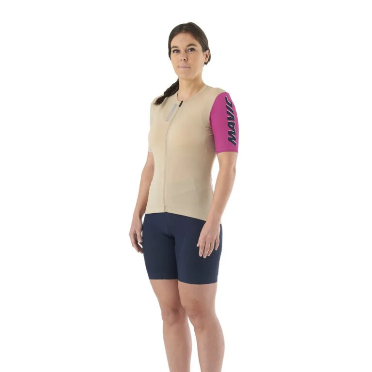 Mavic Essential Short Sleeve Jersey XS Wpe / Fush - XL Wpe / Fush - Image 6