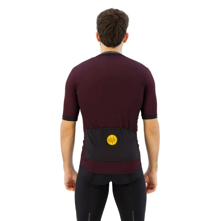 Mavic Heritage Short Sleeve Jersey S Aubergine / Black - 2XL Aubergine / Black - Image 2