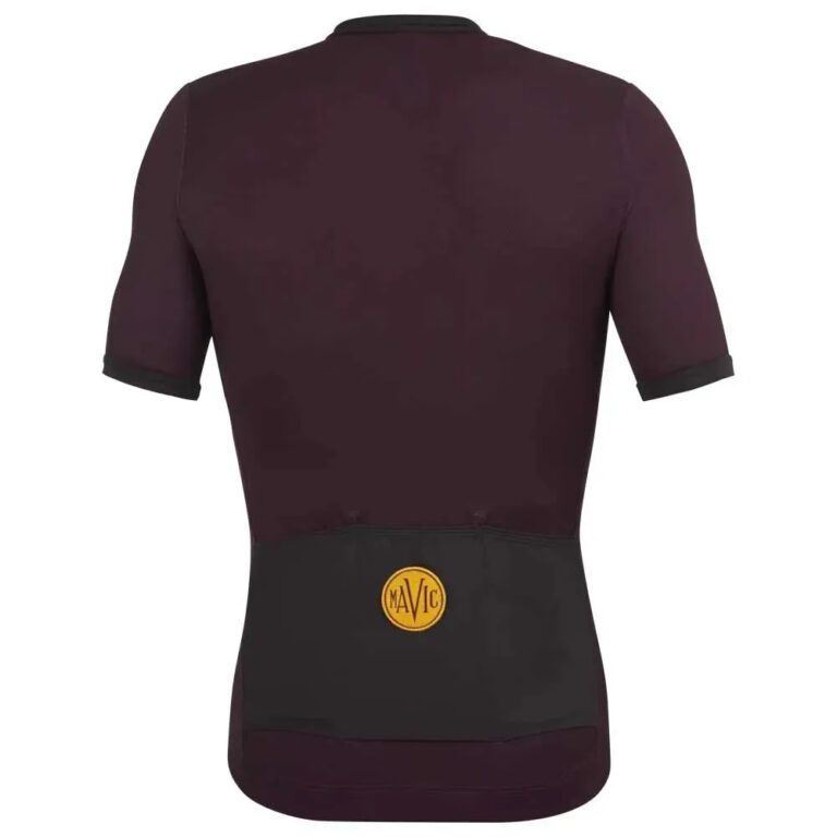 Mavic Heritage Short Sleeve Jersey S Aubergine / Black - 2XL Aubergine / Black - Image 4