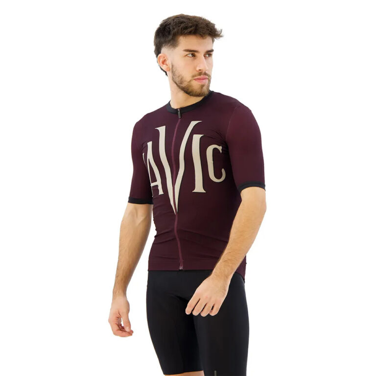 Mavic Heritage Short Sleeve Jersey S Aubergine / Black - 2XL Aubergine / Black - Image 5