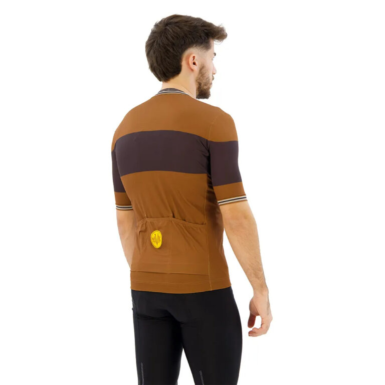 Mavic Heritage Short Sleeve Jersey S Bronze / Black - 2XL Bronze / Black - Image 4