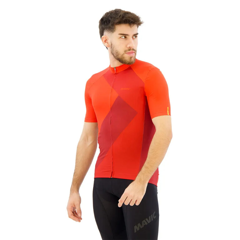 Mavic Ksyrium Short Sleeve Jersey S Haute Red - Image 6