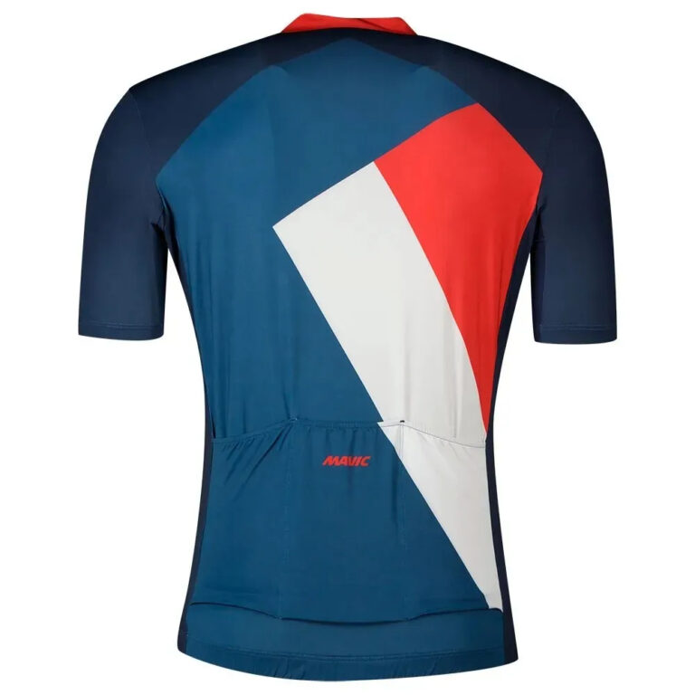 Mavic Ksyrium Short Sleeve Jersey S Navy Blazer / Haute Red - Image 4