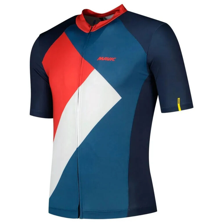 Mavic Ksyrium Short Sleeve Jersey S Navy Blazer / Haute Red - Image 5