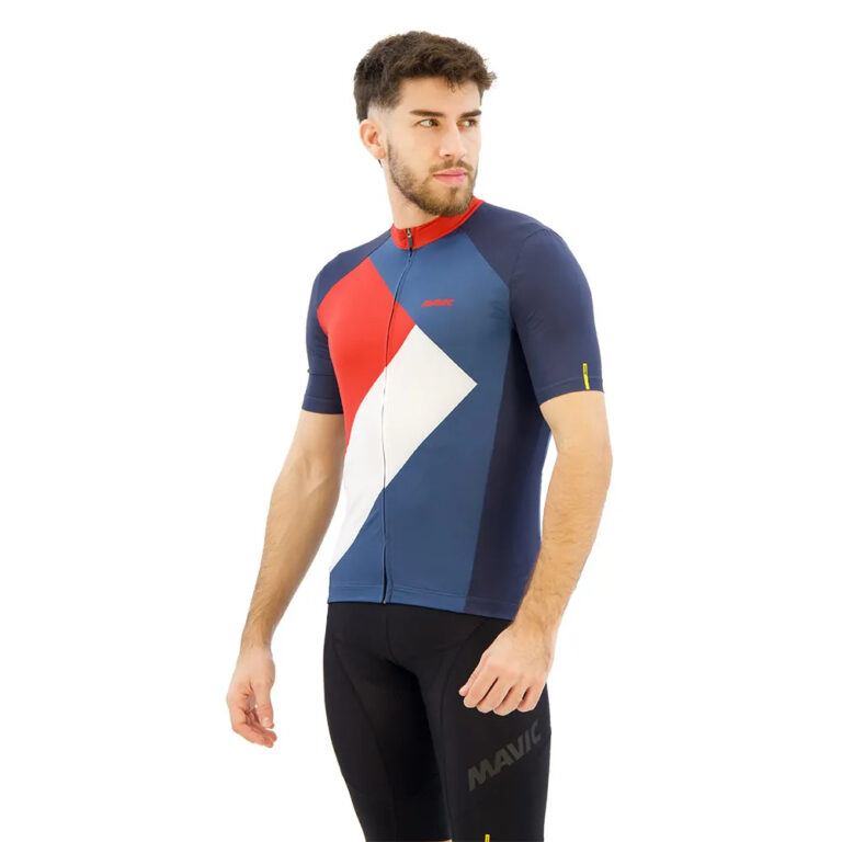 Mavic Ksyrium Short Sleeve Jersey S Navy Blazer / Haute Red - Image 6