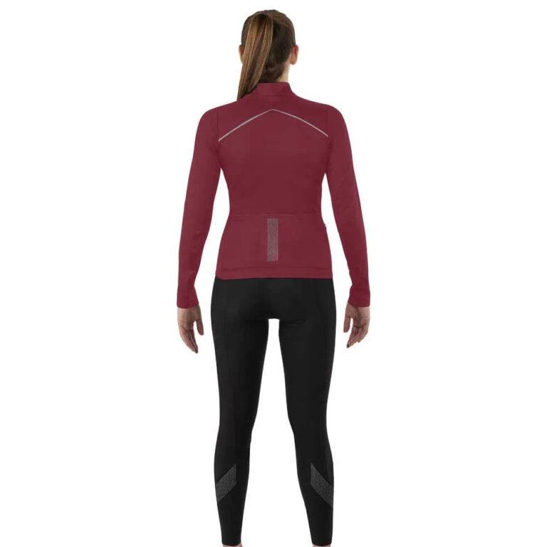 Mavic Sequence Thermo Long Sleeve Jersey M Deep Claret - Image 4