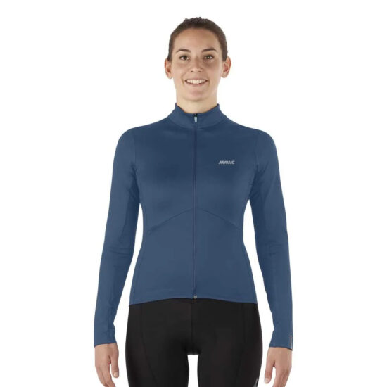 Mavic Sequence Thermo Long Sleeve Jersey S Blue - L Blue