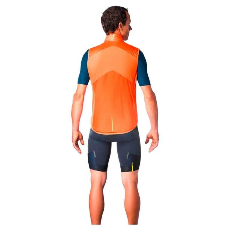 Mavic Sirocco SL Gilet S Red Orange - XL Red Orange - Image 4