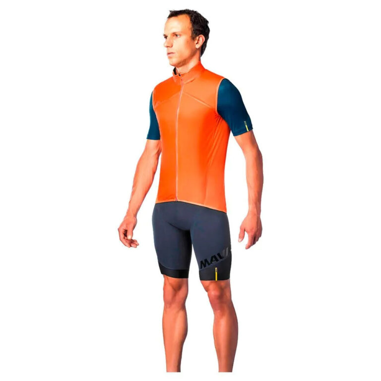 Mavic Sirocco SL Gilet S Red Orange - XL Red Orange - Image 5