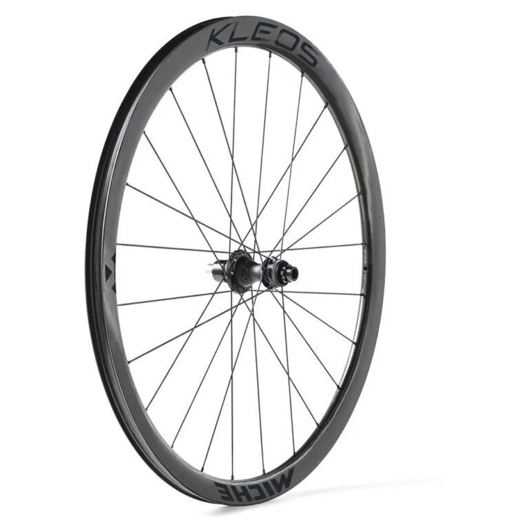 Miche Kleos DX 36-36 CL Disc Tubeless Road Wheel Set 12 x 100 / 12 x 142 mm &amp; Shimano/Sram HG Black - Image 2