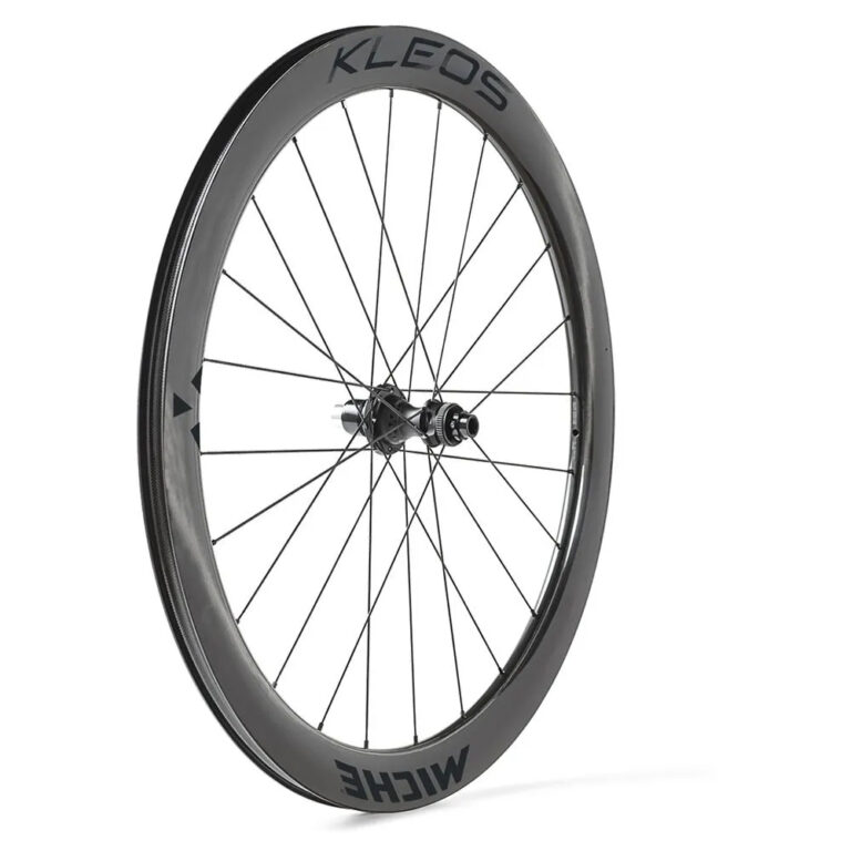 Miche Kleos DX 50-50 CL Disc Tubeless Road Wheel Set 12 x 100 / 12 x 142 mm &amp; Shimano/Sram HG Black - Image 2