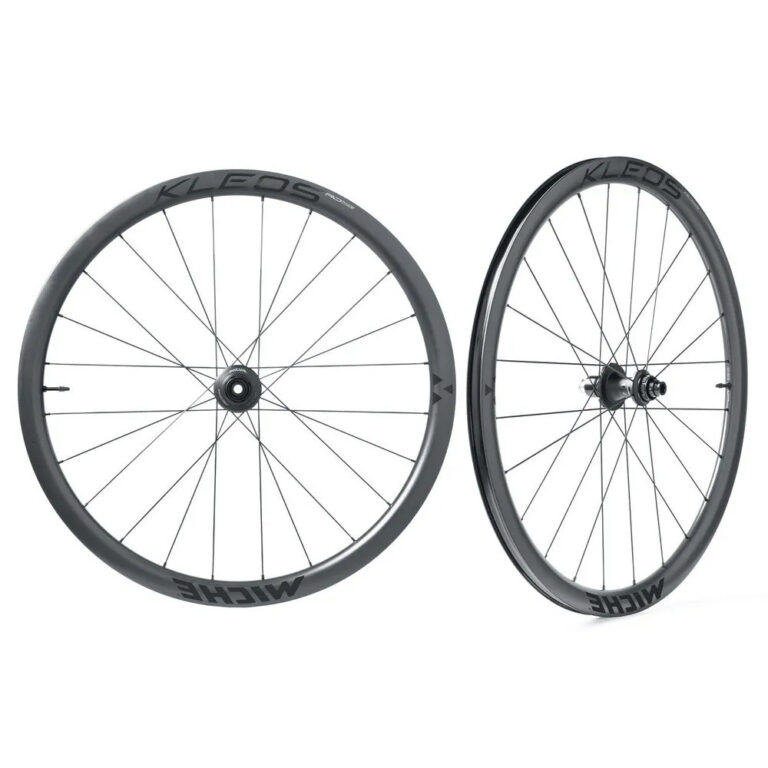 Miche Kleos RD DX 36-36 CL Disc Tubeless Road Wheel Set 12 x 100 / 12 x 142 mm &amp; Shimano/Sram HG Black