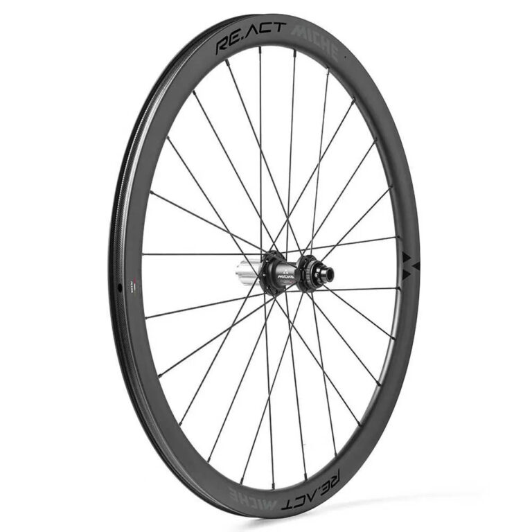 Miche Re.Act 28&amp;acute;&amp;acute; 700C CL Disc Tubeless Road Wheel Set 12 x 100 / 12 x 142 mm &amp; Sram XDR Black - Image 3