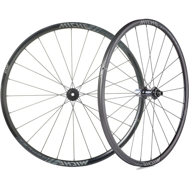 Miche Reflex DX CL Disc Road Wheel Set 12 x 100 / 12 x 142 mm &amp; Campagnolo Black