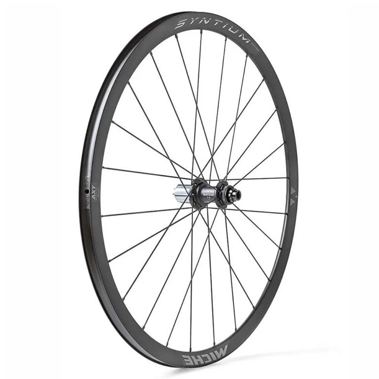 Miche Syntium Aero 28&amp;acute;&amp;acute; 700C CL Disc Tubeless Road Wheel Set 12 x 100 / 12 x 142 mm &amp;  Shimano/Sram HG Black - Campagnolo Black - Image 3