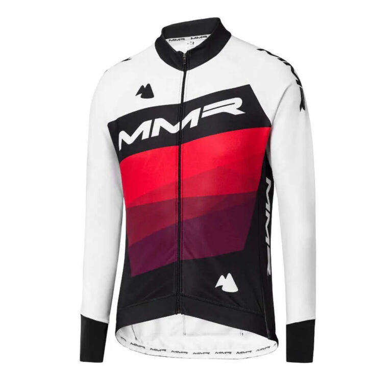 MMR Skr Sport Fit 2019 Long Sleeve Jersey S White / Black / Red