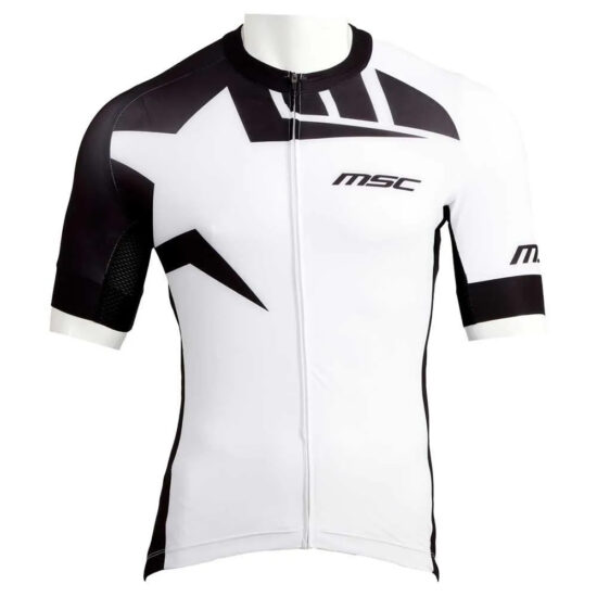 MSC Pro Race Short Sleeve Jersey XS White / Black - XL White / Black