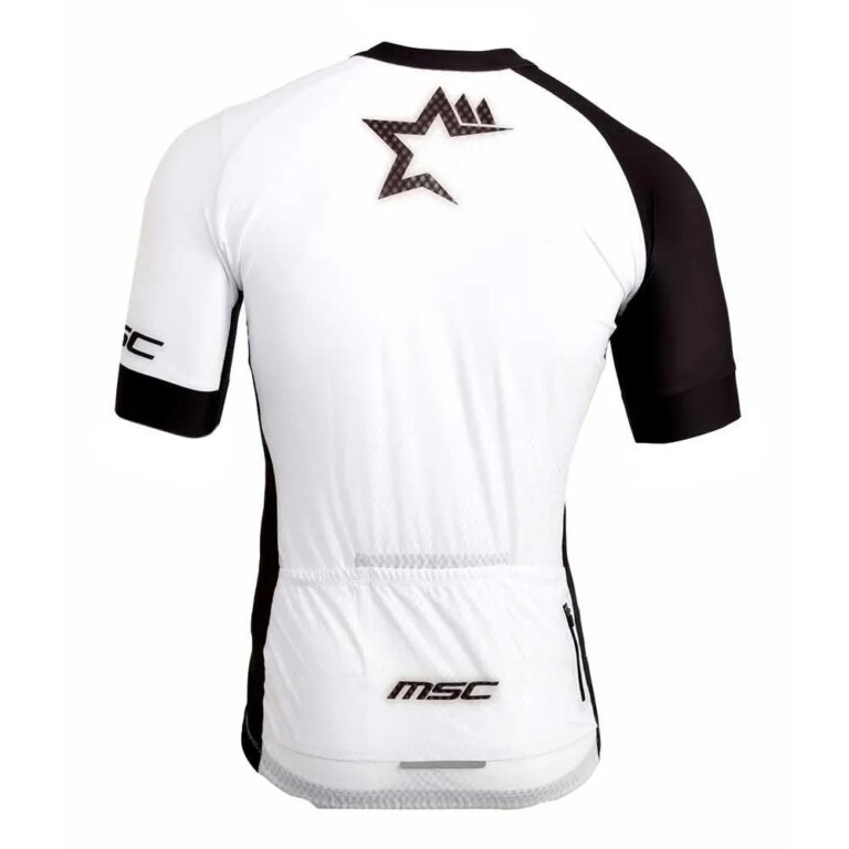 MSC Pro Race Short Sleeve Jersey XS White / Black - XL White / Black - Image 2