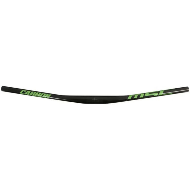 MSC Ultralight Carbon Flat Handlebar 31.8 mm &amp; 740 mm Black / Green