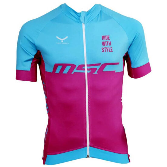 MSC XC Short Sleeve Jersey S Blue / Pink