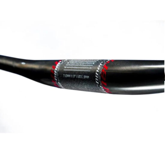 Niner Flat Top Handlebar 31.8 mm &amp; 710 mm Red